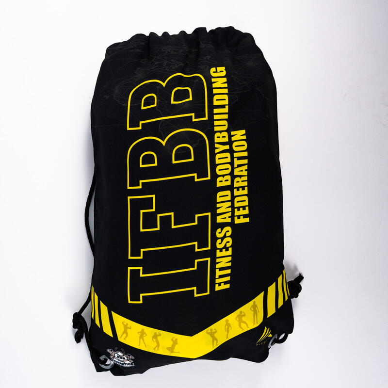 Saculet echipament barbati- International Fitness and Body Building Federation