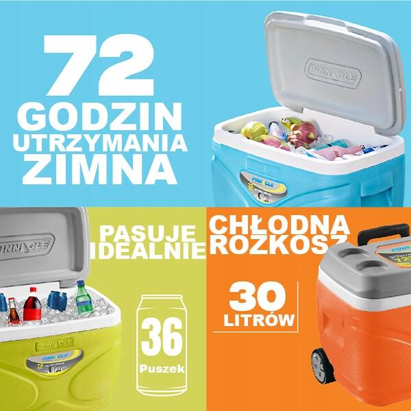 Lodówka turystyczna na kółkach Pinnacle TPX 3007 30L zielona 3/7