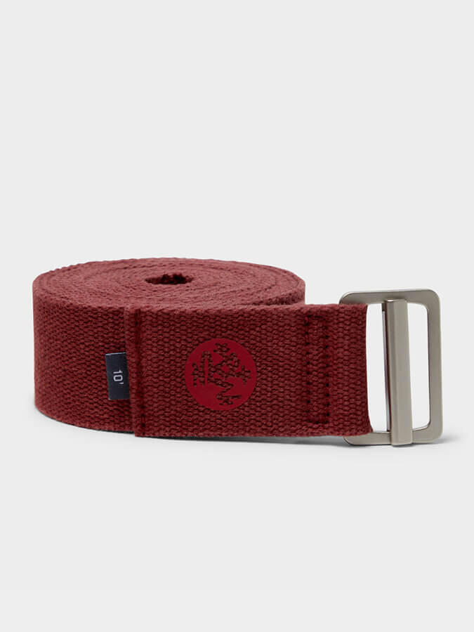 MANDUKA Manduka Align Cotton Yoga Belt Strap 10' Foot - Myecelium