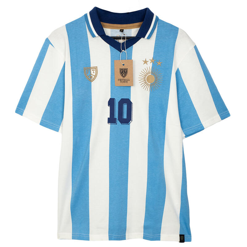 Bawełniana koszulka piłkarska Football Town Argentina Copa GOAT