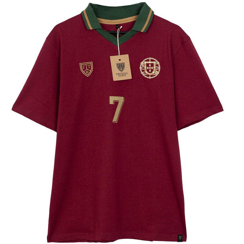 Bawełniana koszulka piłkarska Football Town Portugal Euro GOAT