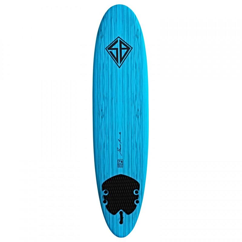 CBC - Tabla de surf de espuma - Softboard 7'6 Scott Burke - Azul claro