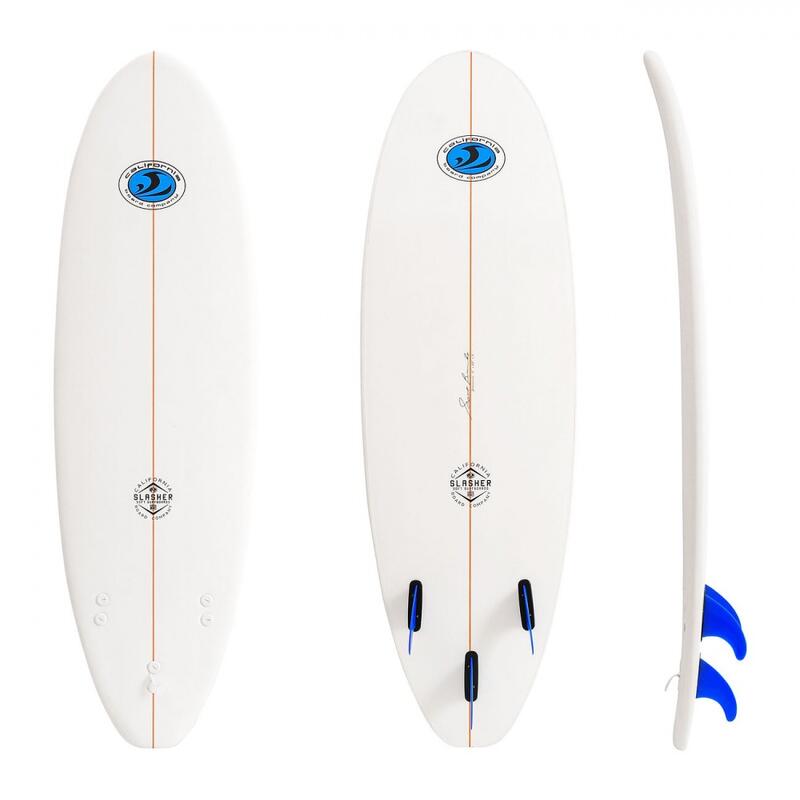 CBC - Tabla de surf de espuma - Softboard Slasher 6'0 - Blanco