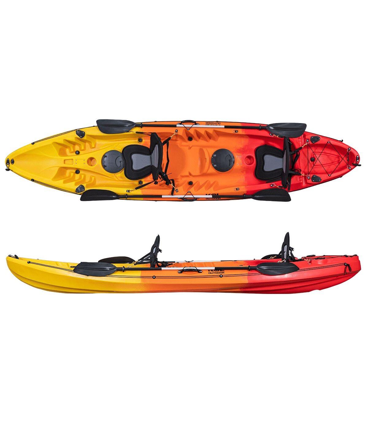 Kayak doble paseo/recreo Oceanus R Rojo Naranja Amarillo (372 x 86 cm) 2/7