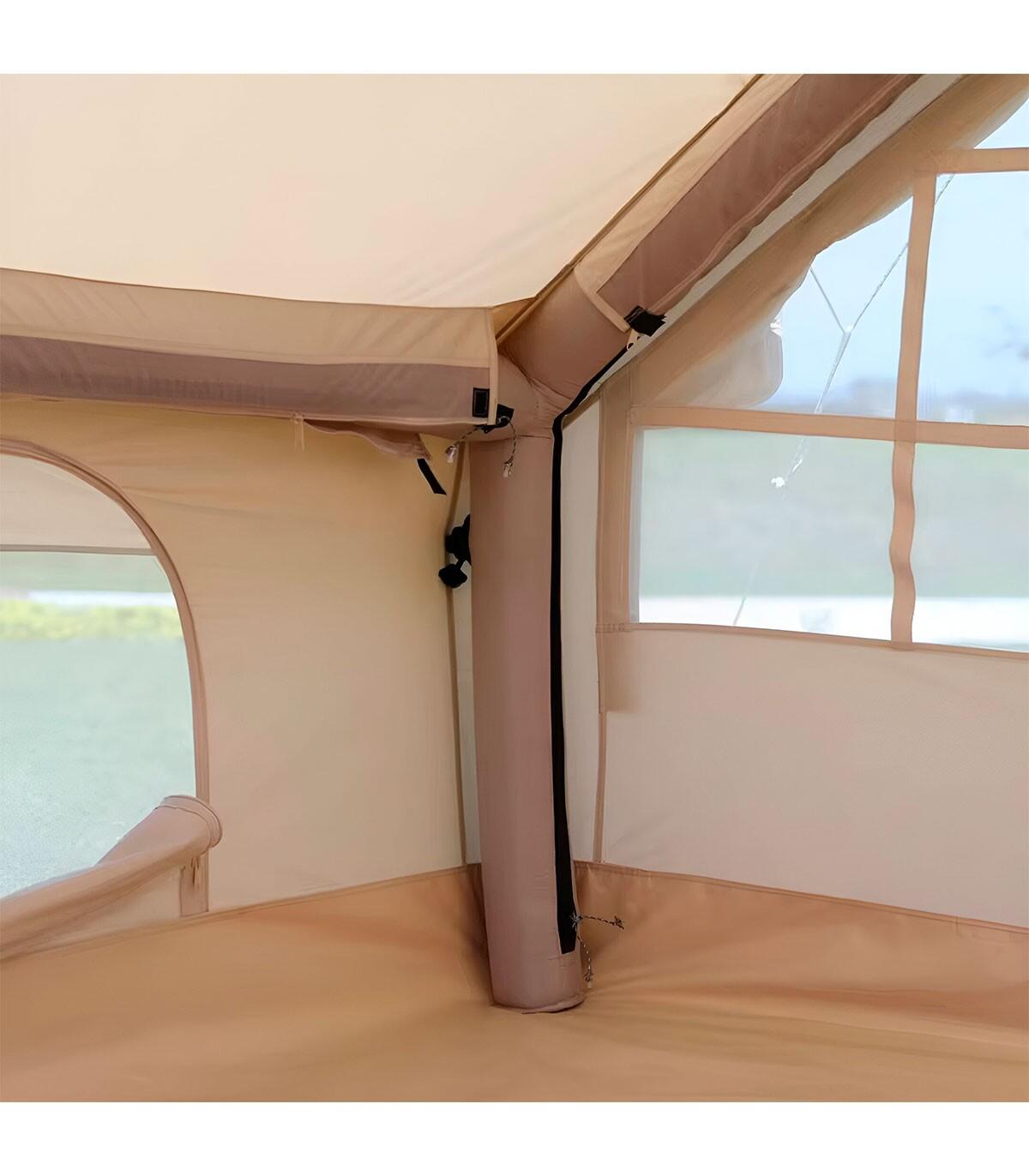 Tienda de campaña inflable Luxury Glamping 4x3m para 4 personas 4/7