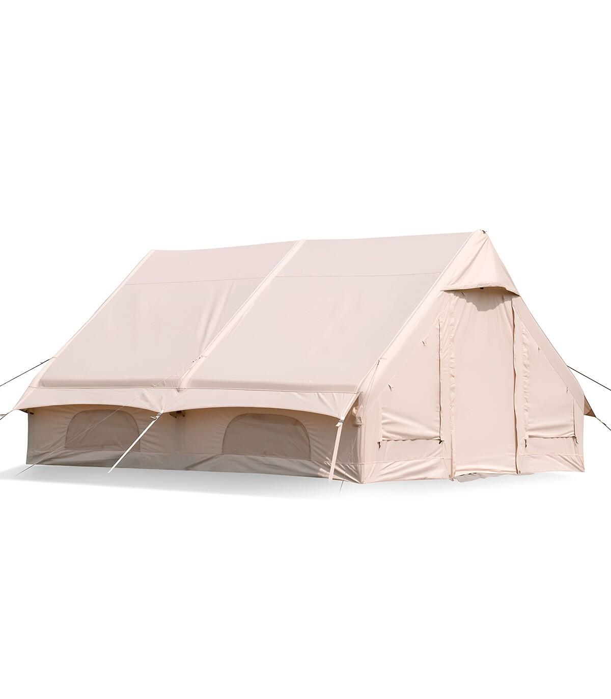 KOL OUTDOOR Tienda de campaña inflable Luxury Glamping 4x3m para 4 personas