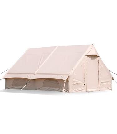 Opblaasbare Glamping Tent 4 Personen 4x3m Katoen TPU Waterdicht Kamperen