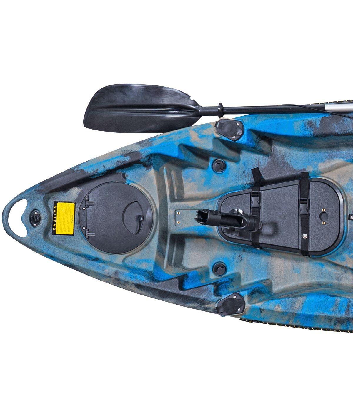 Caiaque de pesca duplo OCEANUS PRO cadeiras de alumínio Dark Blue Camo 375x86cm 5/7