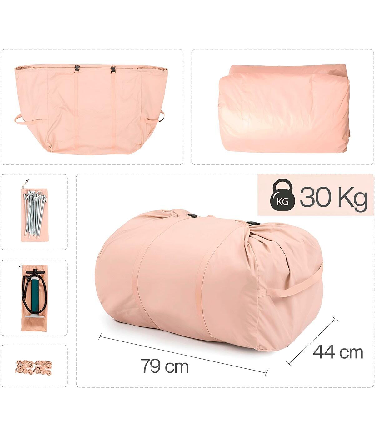 Tienda de campaña inflable Luxury Glamping 4x3m para 4 personas 7/7