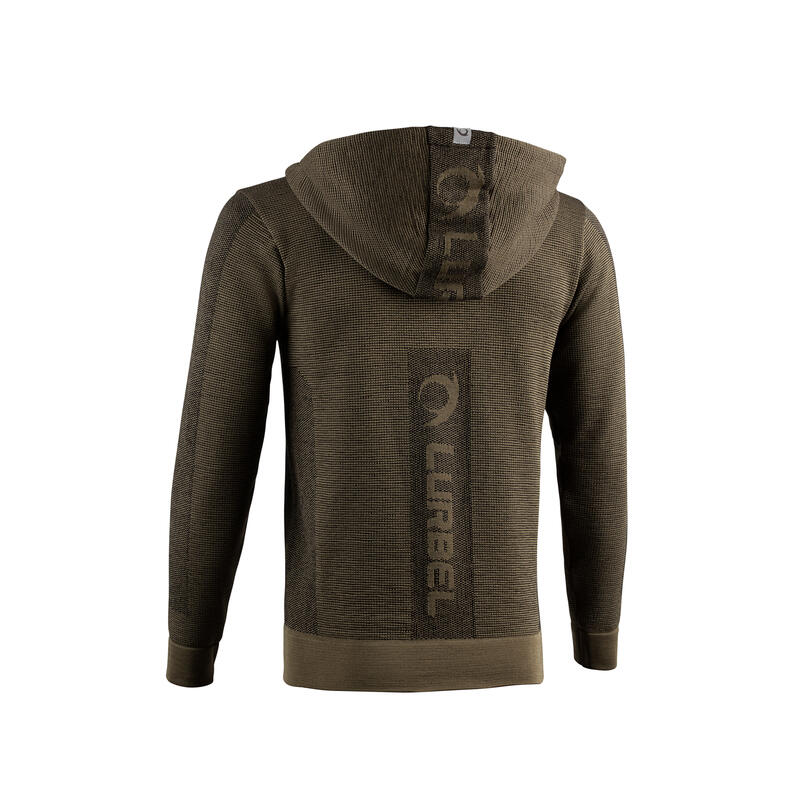 Sudadera unisex con cremallera y capucha Lurbel Rakiura Zip