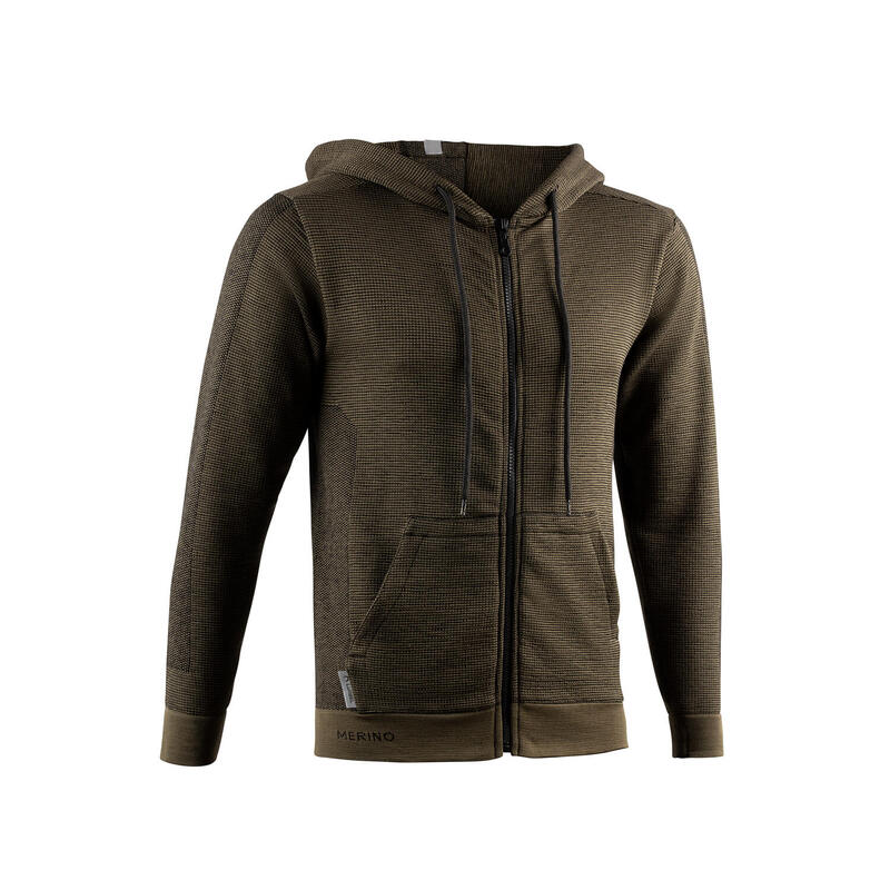 Sudadera unisex con cremallera y capucha Lurbel Rakiura Zip