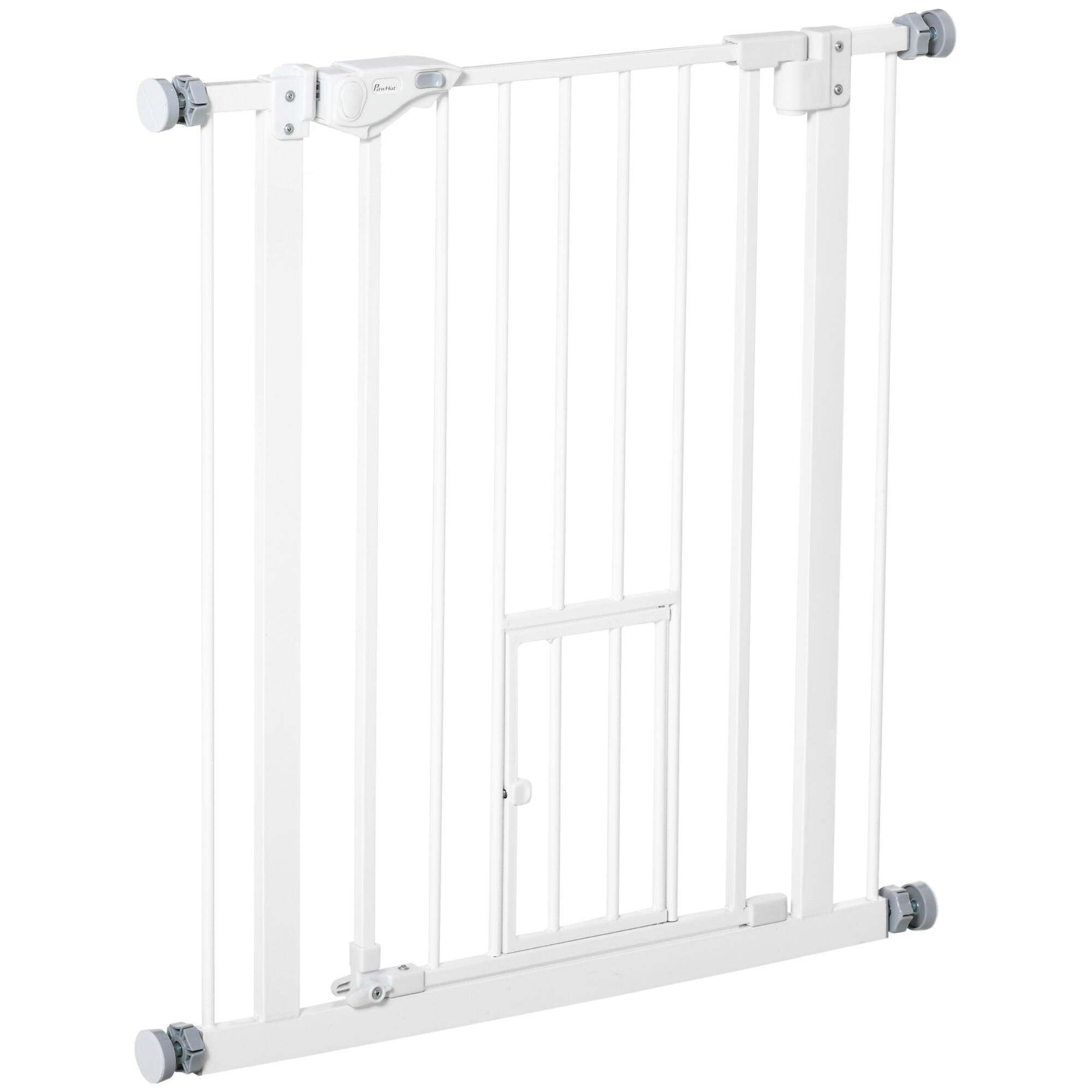 PAWHUT Barreira de Segurança para Cães PawHut 68x76,2 cm Branco