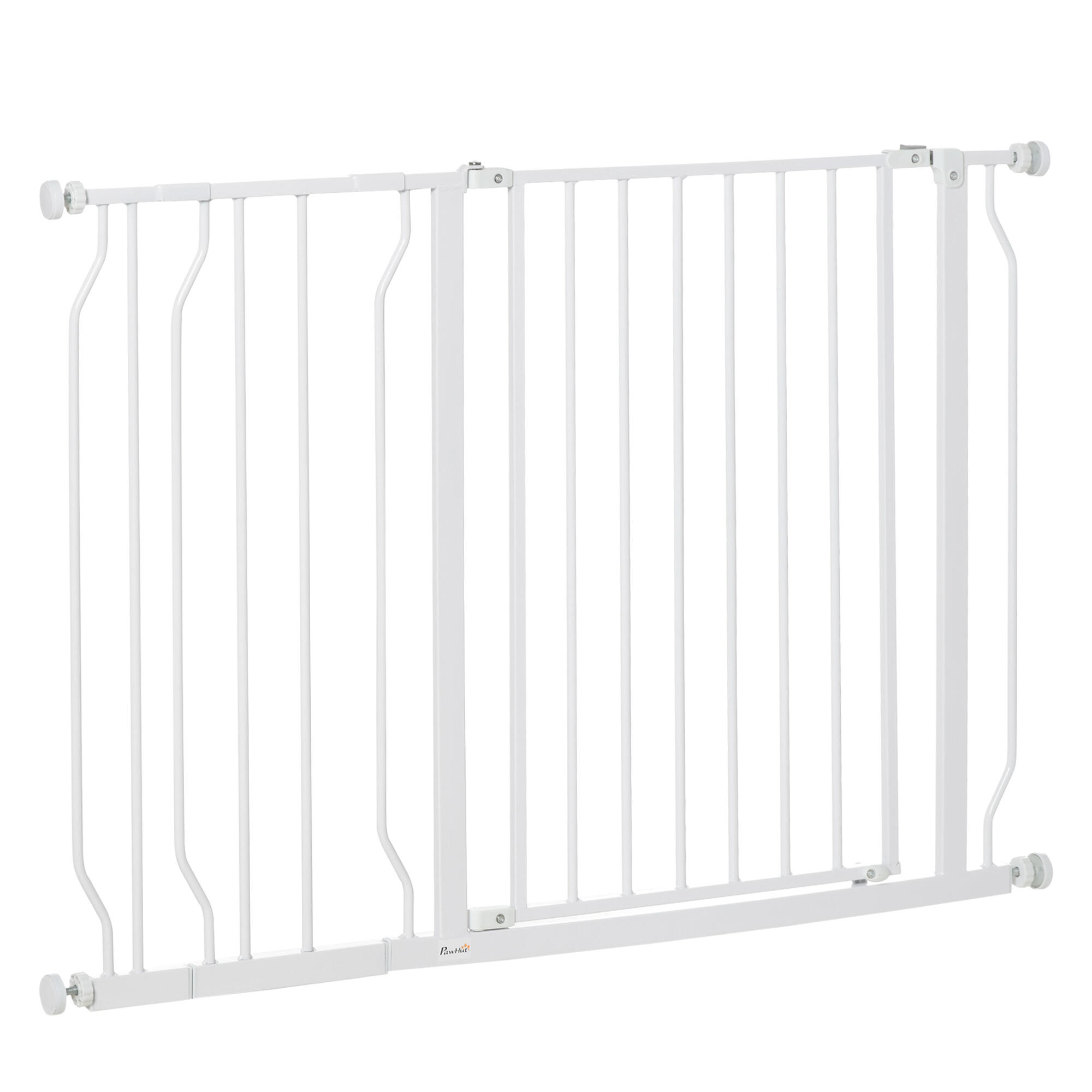 PAWHUT Barreira de Segurança para Animais de Estimação PawHut 73x76 cm Branco