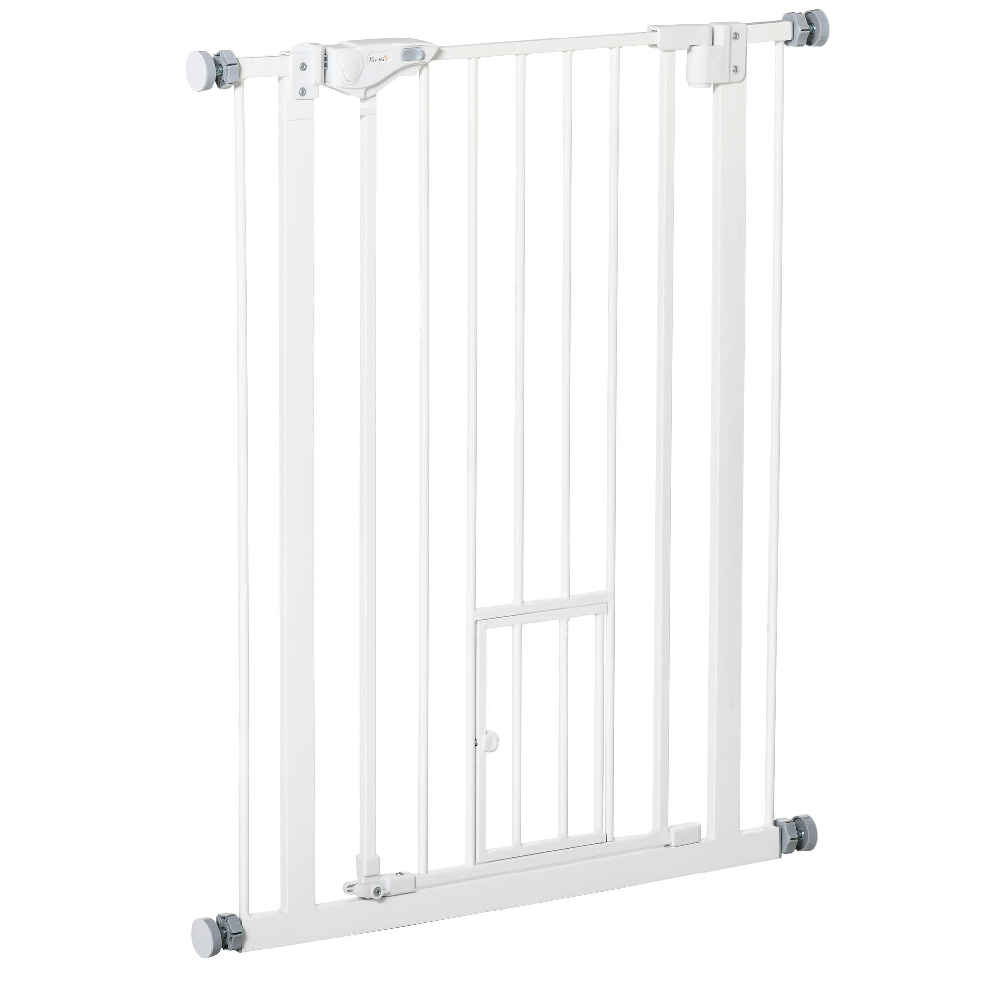 PAWHUT Barreira de Segurança para Cães PawHut 68x91,4 cm Branco
