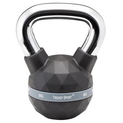 Kettlebell Trendy Premium czarny-chrom 4 kg