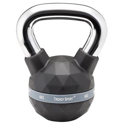 Kettlebell Trendy Premium czarny-chrom 4 kg