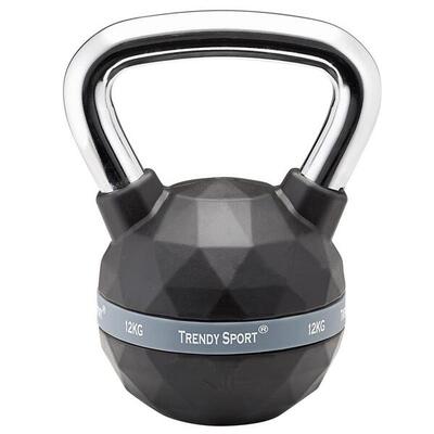Kettlebell Trendy Premium schwarz-chrom 4 kg