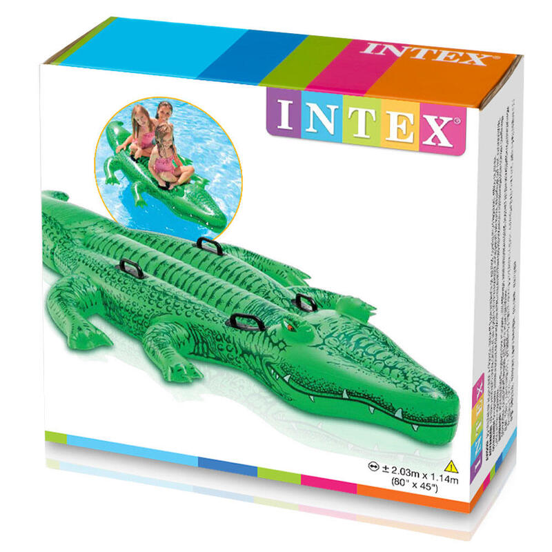Cocodrilo hinchable Intex 4 asas 203x114 cm