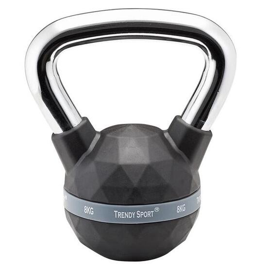 Kettlebell Trendy Premium schwarz-chrom 4 kg