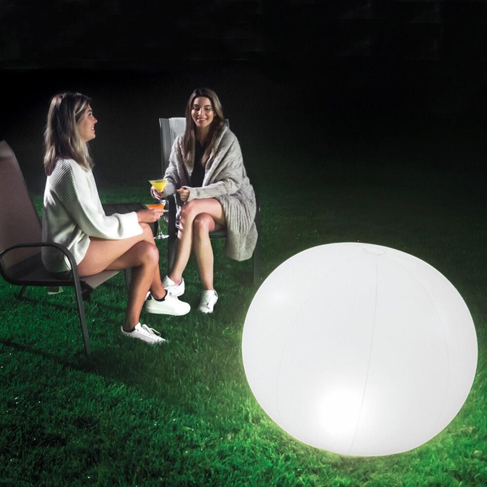 Drijvende LED bol oplaadbaar met timer multicolor en warm wit licht 3/5