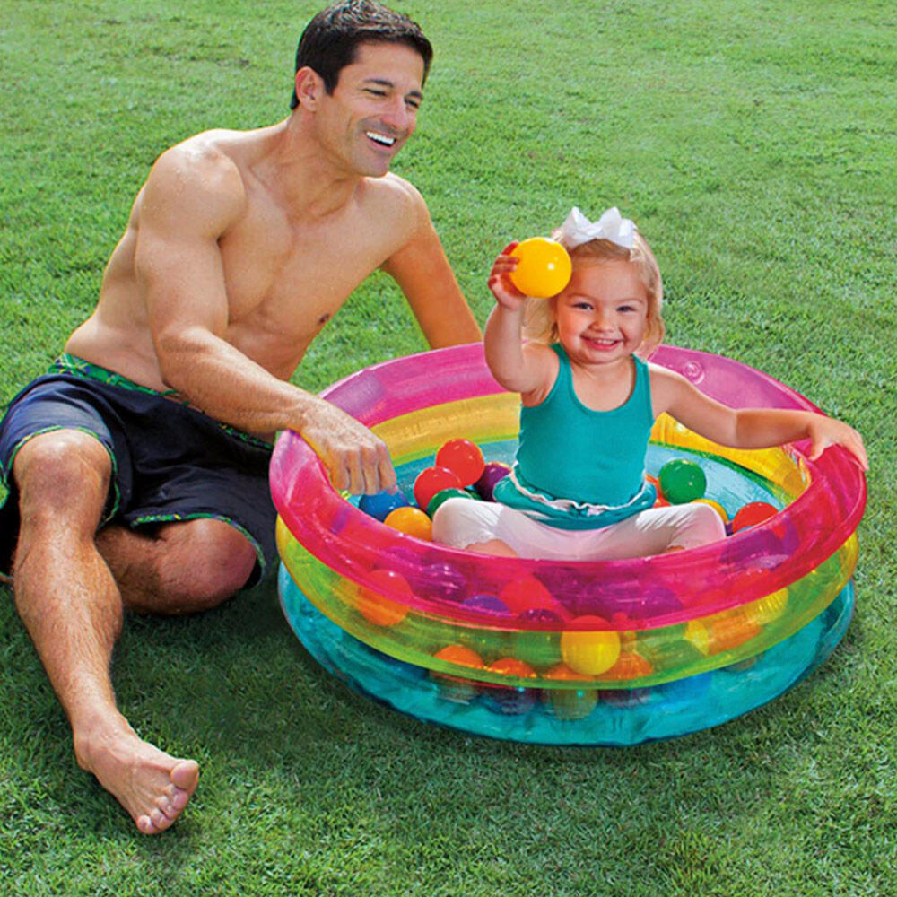 Piscina de bolas insuflável intex 50 bolas 3/5