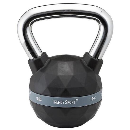 Kettlebell Trendy Premium czarny-chrom 4 kg