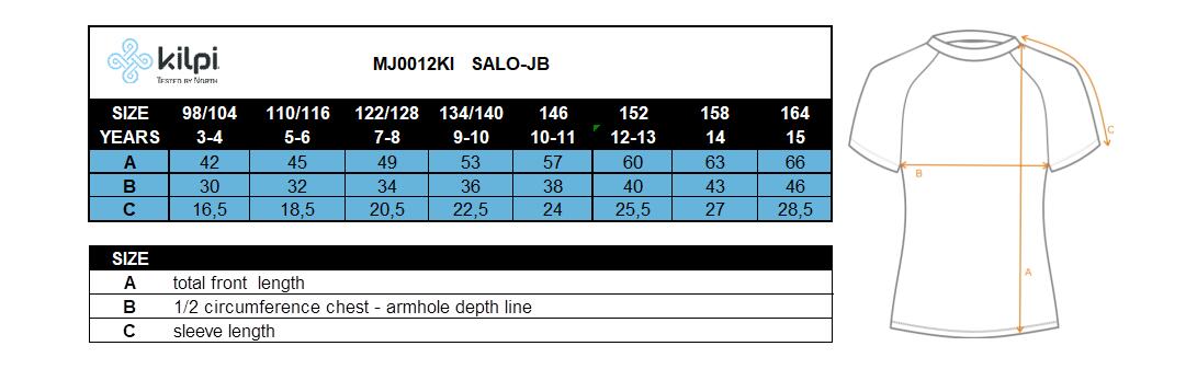 T-shirt bambino in cotone Kilpi SALO-JB 3/3