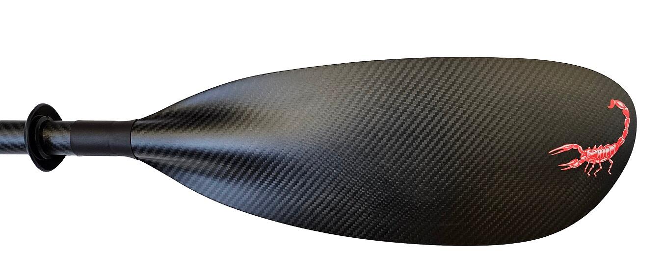Wiosło kajakowe składane 2-częściowe Scorpio kayak Full carbon regulowane 3/7