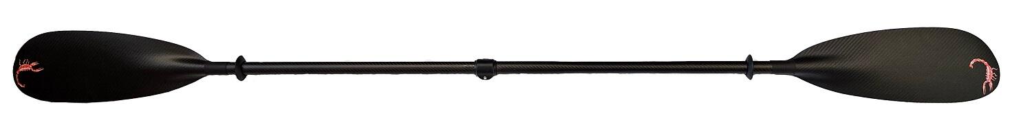 Wiosło kajakowe składane 2-częściowe Scorpio kayak Full carbon regulowane 5/7