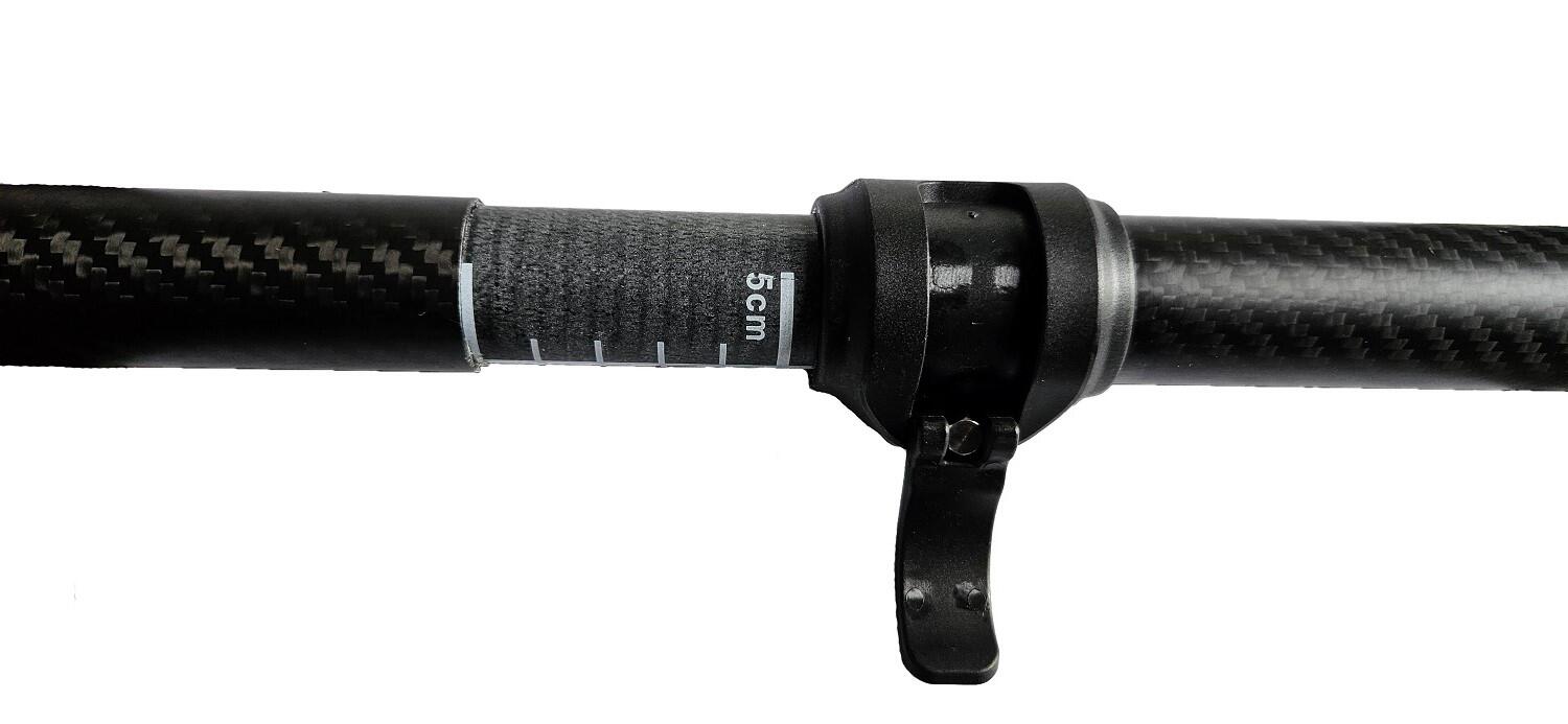 Wiosło kajakowe składane 2-częściowe Scorpio kayak Full carbon regulowane 7/7