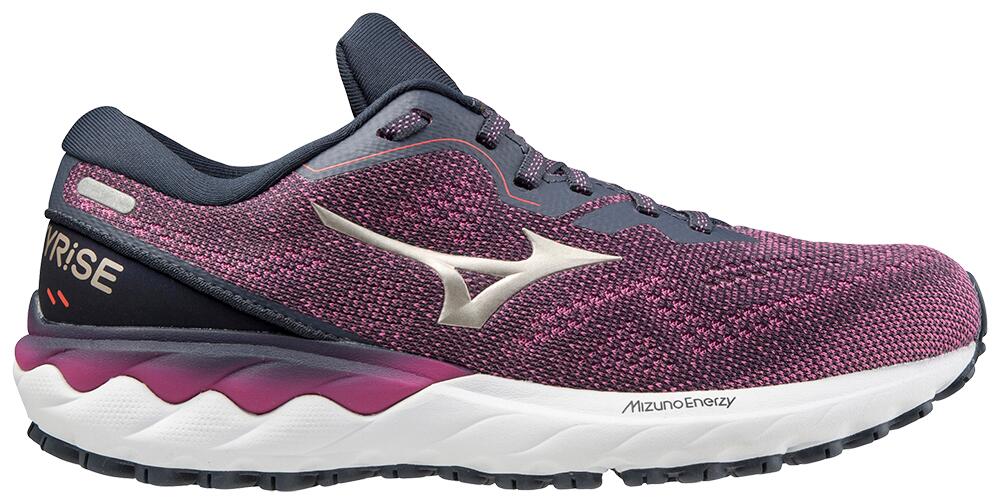 Mizuno Wave Skyrise 2 Womens Running Shoes Purple MIZUNO Decathlon