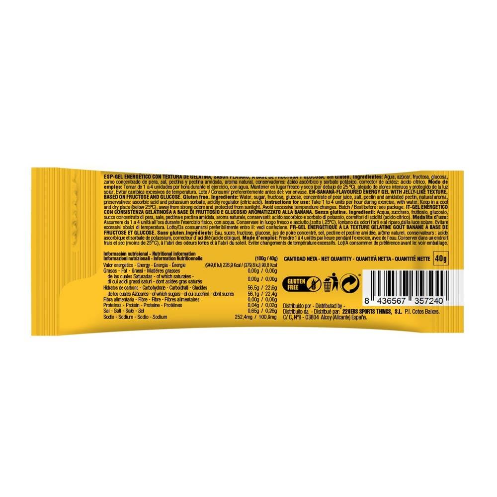 226ERS - HYDRAJELLY 40 g - Gel energético de sabores -  Sabor: Plátano 2/8