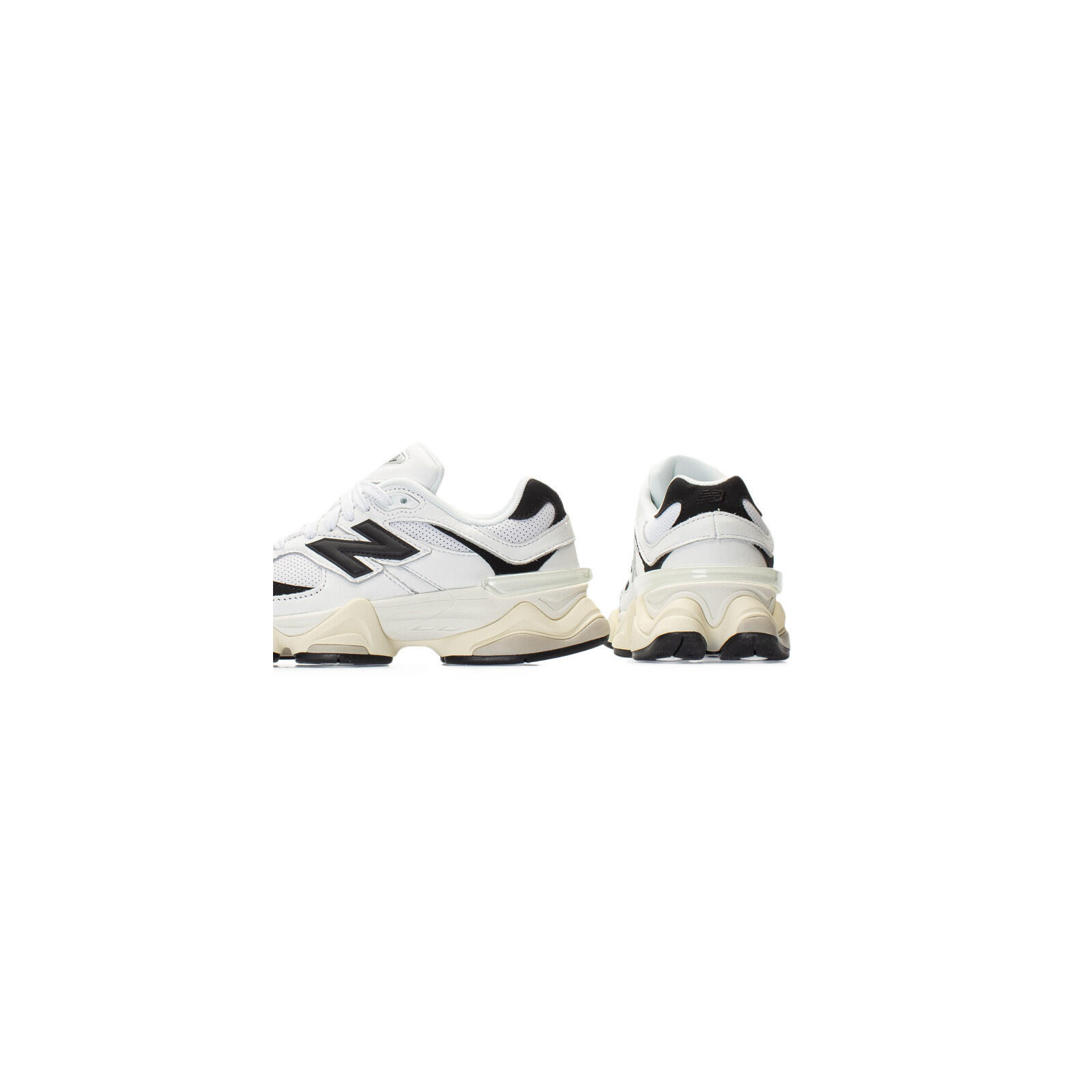 Chaussures  9060 White Black 5/5