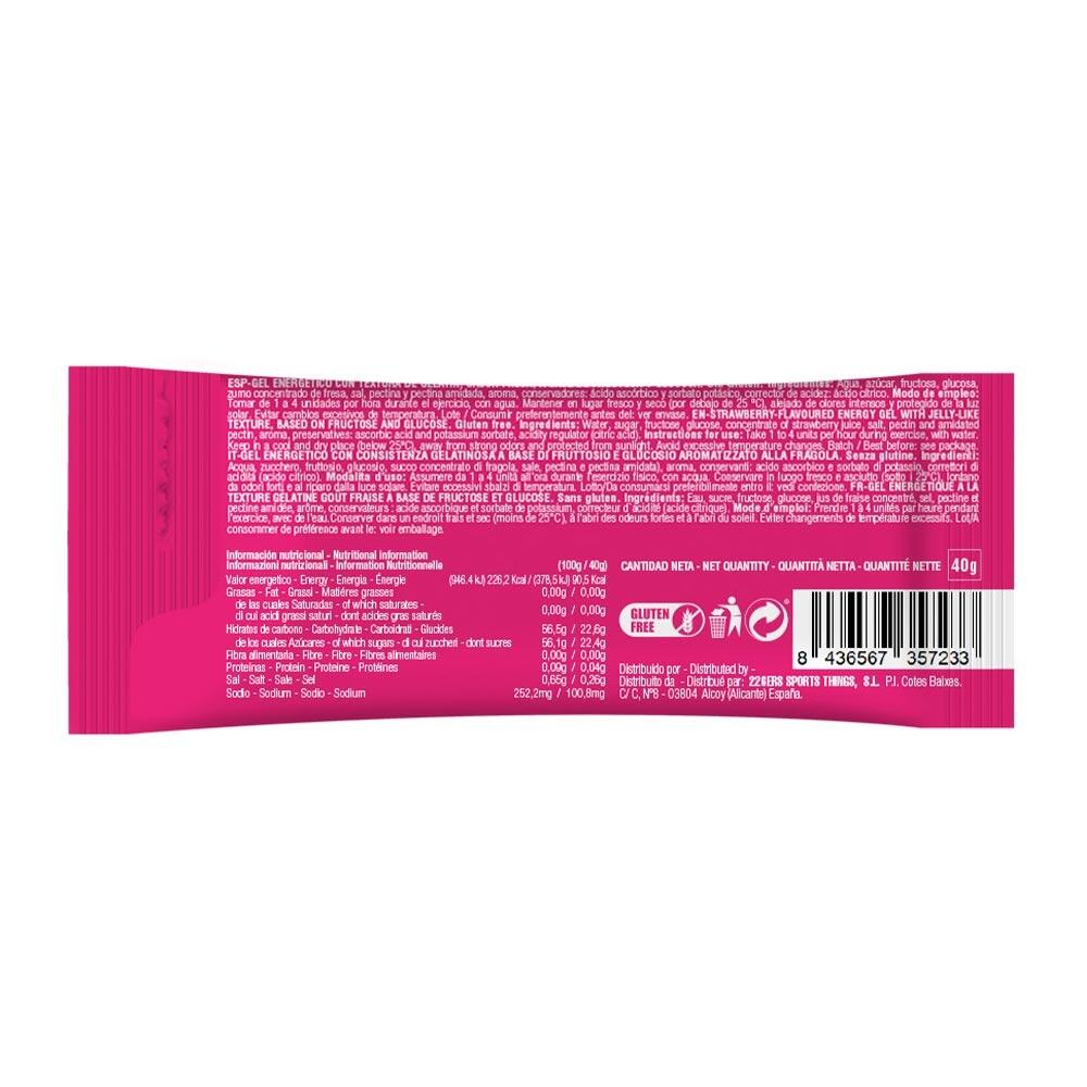226ERS - HYDRAJELLY 40 g - Gel energético de sabores -  Sabor: Fresa 2/8