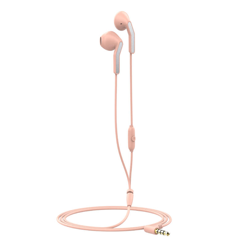 muvit auriculares estéreo MEU 3.5mm rosa