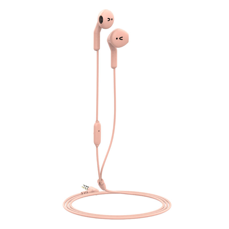 muvit auriculares estéreo MEU 3.5mm rosa