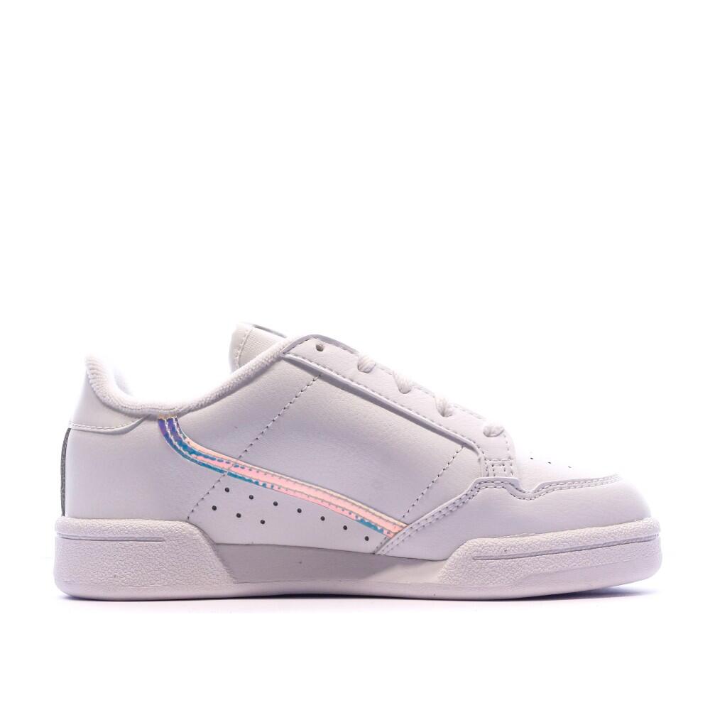 Baskets blanches enfants Adidas CONTINENTAL 80 C 2/4