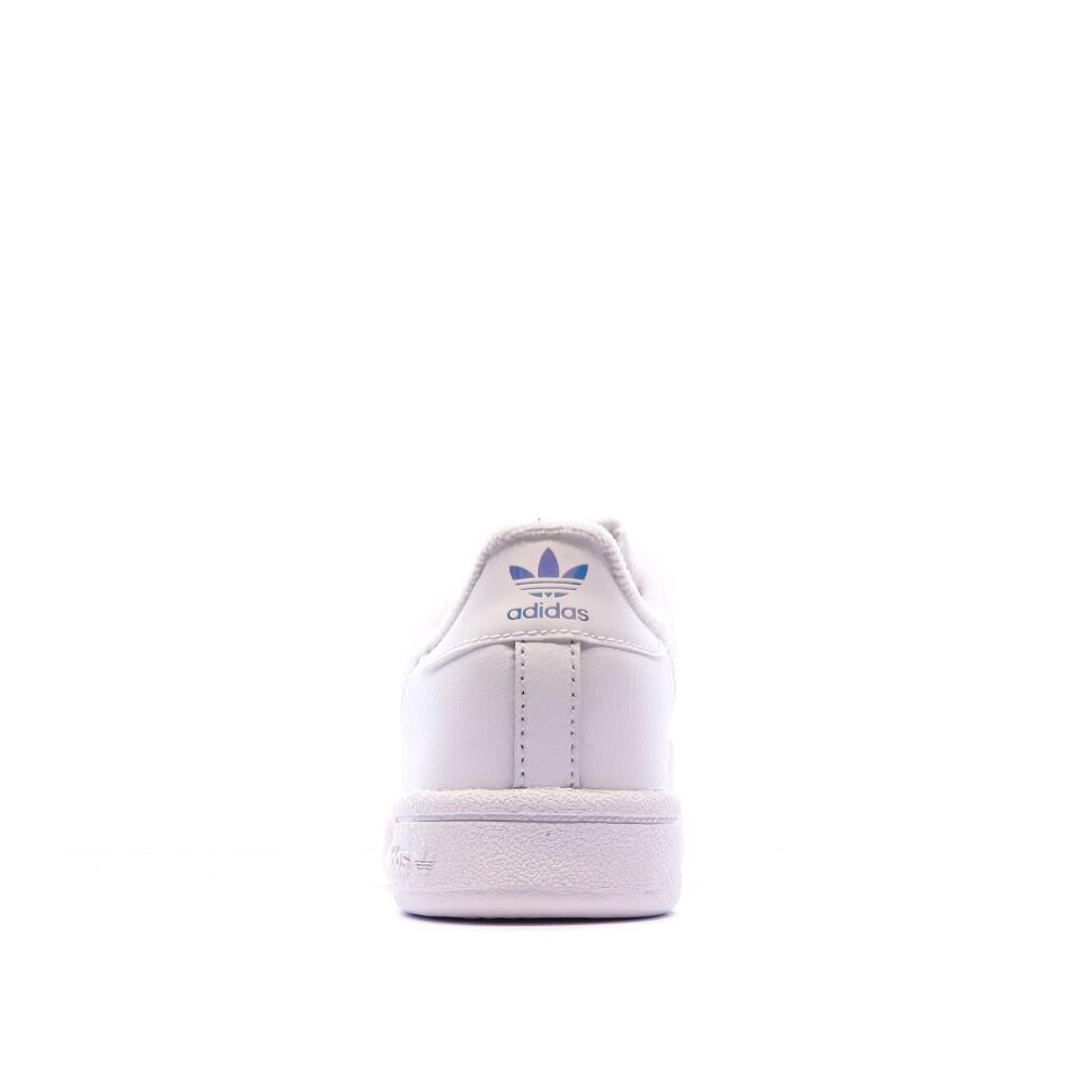 Baskets blanches enfants Adidas CONTINENTAL 80 C 3/4