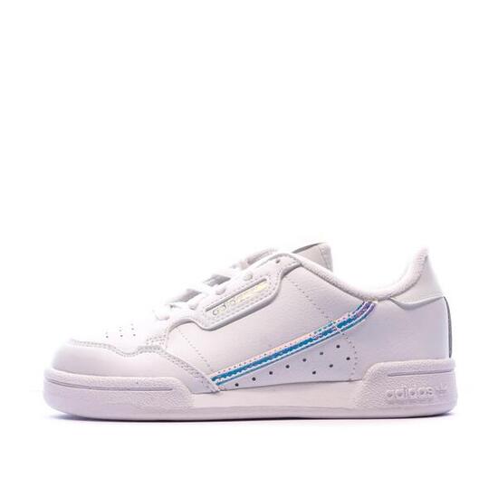 Baskets blanches enfants Adidas CONTINENTAL 80 C