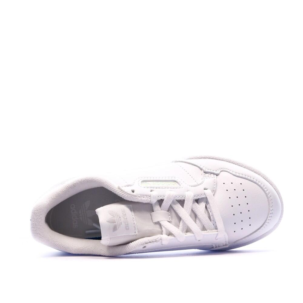 Baskets blanches enfants Adidas CONTINENTAL 80 C 4/4