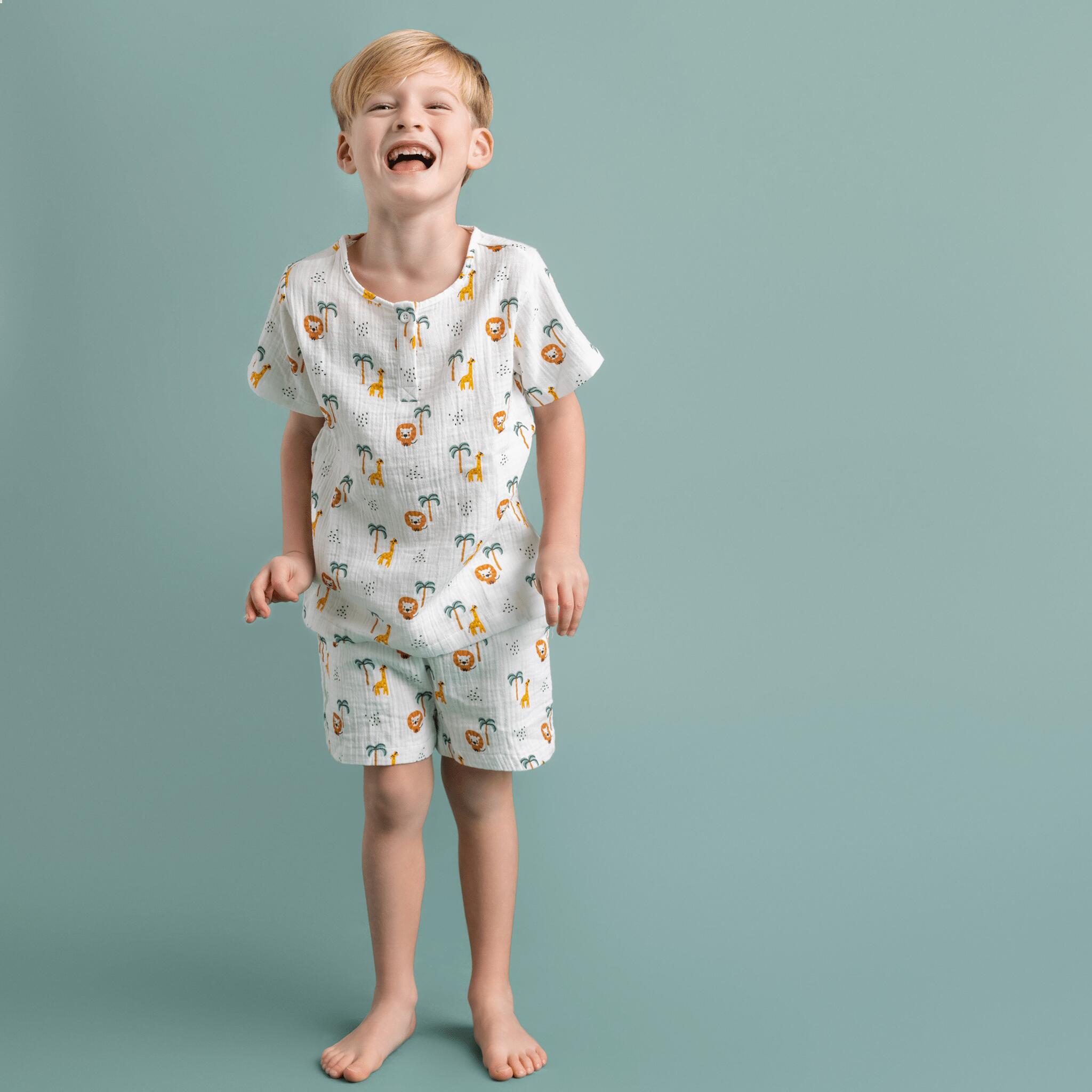 Swim Essentials | Multicolore Animali Completo Estivo Bambino - Cotone Organico 2/6