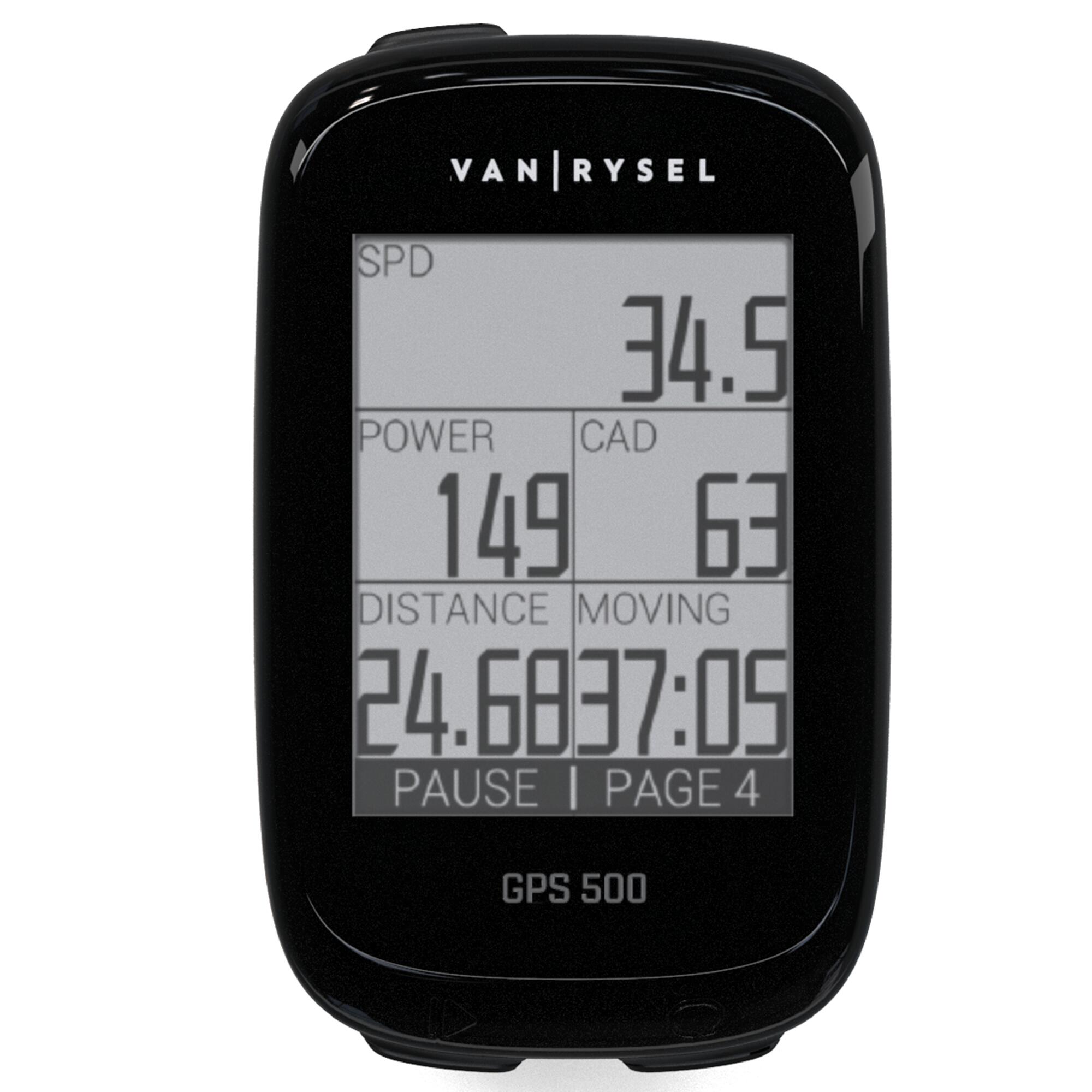 Second Life - Licznik rowerowy Van Rysel GPS 500 - Stan Doskonały 2/5