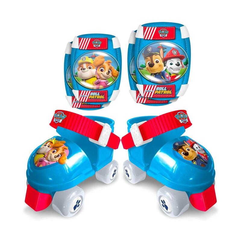 Patines y Protecciones Niños Patrulla Canina Talla 23-27