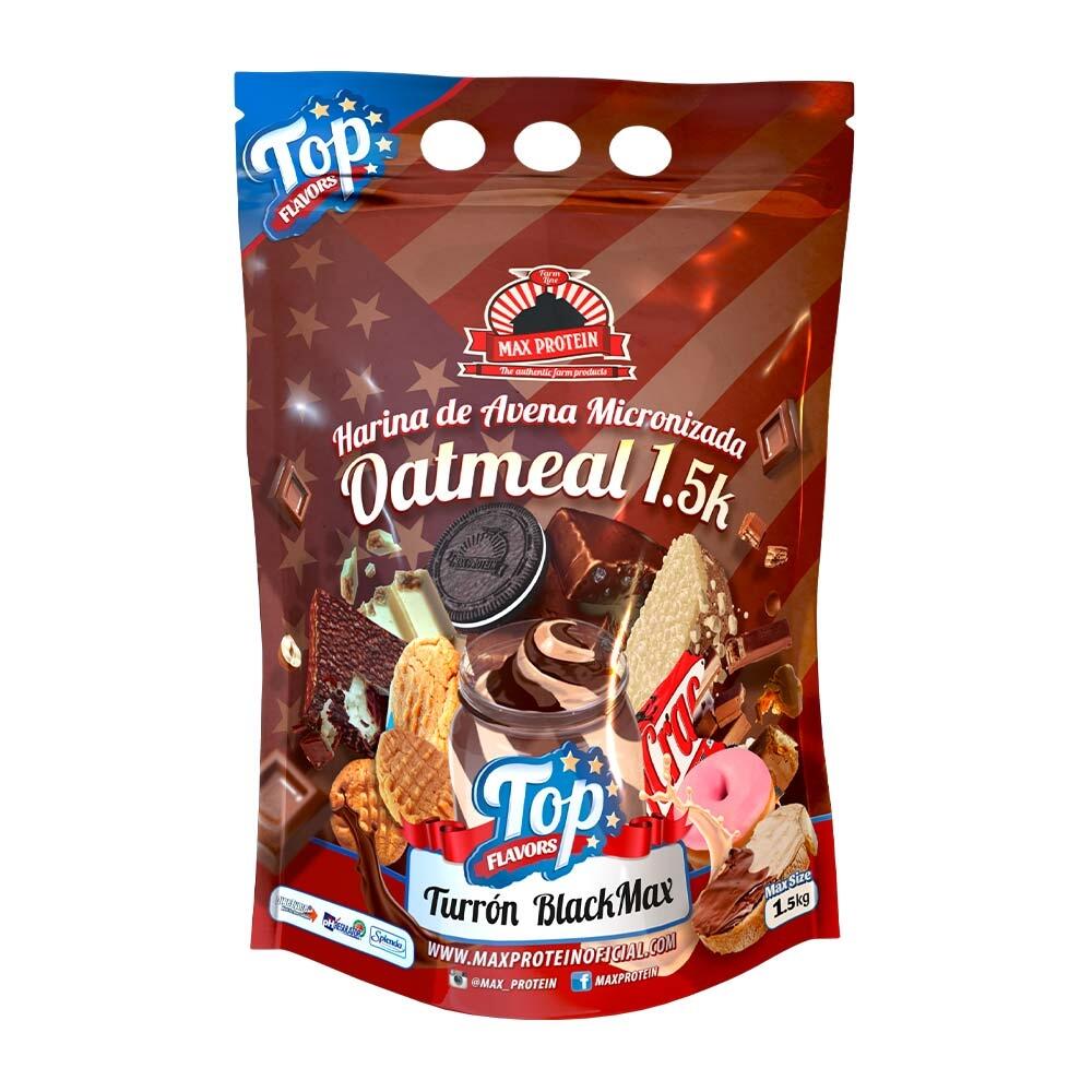 Max protein - oatmeal top flavors 1,5 kg - farinha de aveia com sabor