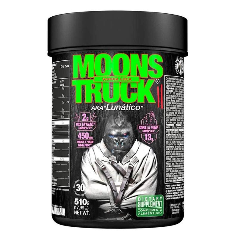 Zoomad Labs - MoonsTruck® II  510 g - Pre-entreno com estimulantes Exclusivo online                      3 cores disponíveis
 39,89€  Preço por quantidade 78,22€kg FITNESSZONE Zoomad Labs - MoonsTruck® II  510 g - Pre-entreno com estimulantesVendido e expedido por: FitnessZone  