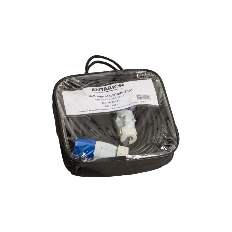 ANTARION Rallonge Electrique 15m Prise P17 pour raccordement borne Camping Car