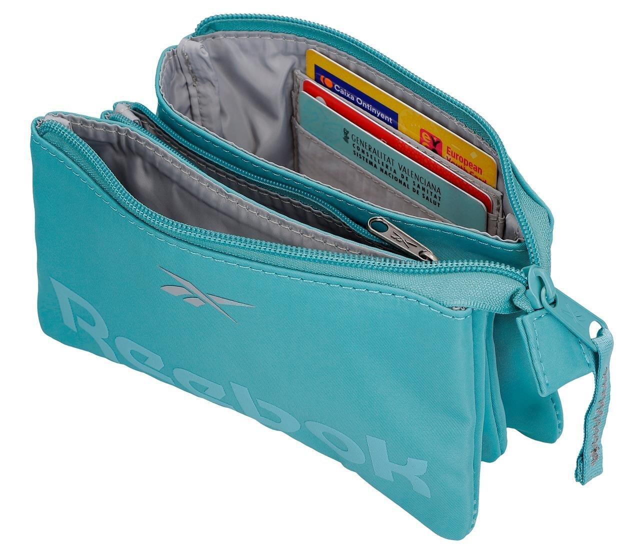 Monedero tres compartimentos Mujer Reebok Linden Azul claro 5/5