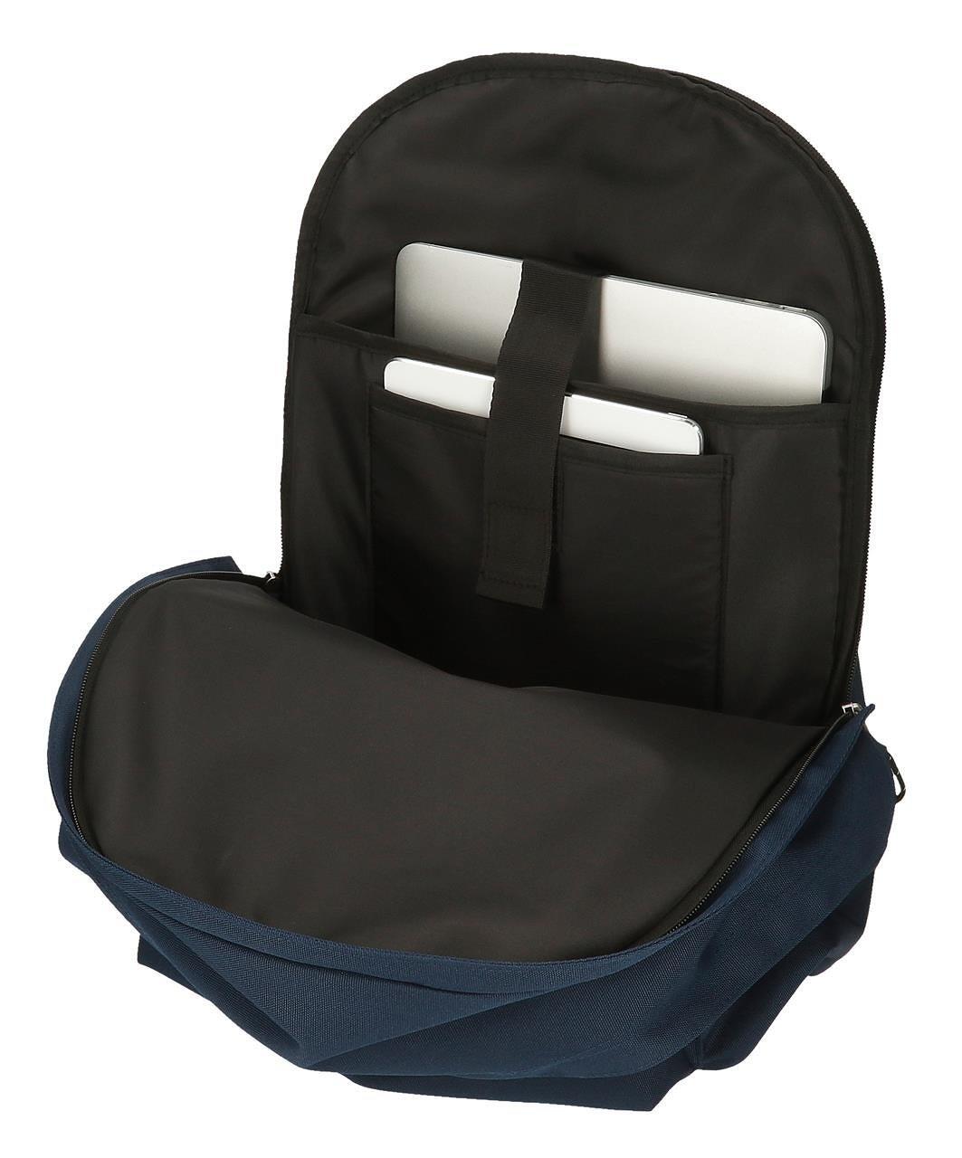 Mochila para laptop Unisex Reebok Boston 44cm Azul marinho 3/5