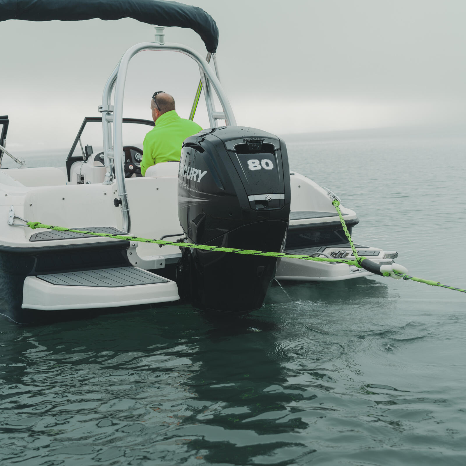 Zugdreieck Pro 4 12' Wakeboard Wasserski Funtube bis 4 Personen lime 2/2