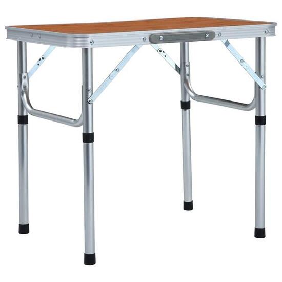 Mesa de camping plegable aluminio 60x45 cm